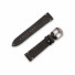 JT Berlin Watchband Alex II Vintage | Universal 20mm wide | black - stainless steel | M | 10844