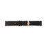 JT Berlin Watchband Alex II Vintage | Universal 20mm wide | black - stainless steel | M | 10844