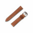 JT Berlin Watchband Charlie | Universal 20mm wide | brown - stainless steel | M | 10849