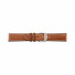JT Berlin Watchband Charlie | Universal 20mm wide | brown - stainless steel | M | 10849
