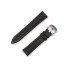 JT Berlin Watchband Charlie | Universal 20mm wide | black - stainless steel | M | 10848