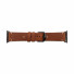 JT Berlin Watchband Alex II Vintage | Apple Watch Ultra/42/44/45mm | brown - stainless steel space black | M | 10831