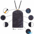 LANCO Garment Bag / Travel Clothes Bag (ideal for use with LANCO Premium Headrest Hanger LI-5965) | black | LI-3181