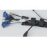 LANCO Flexible Cable Duct L-Shape | 100cm / Velcro Fasteners | black | LI-1023